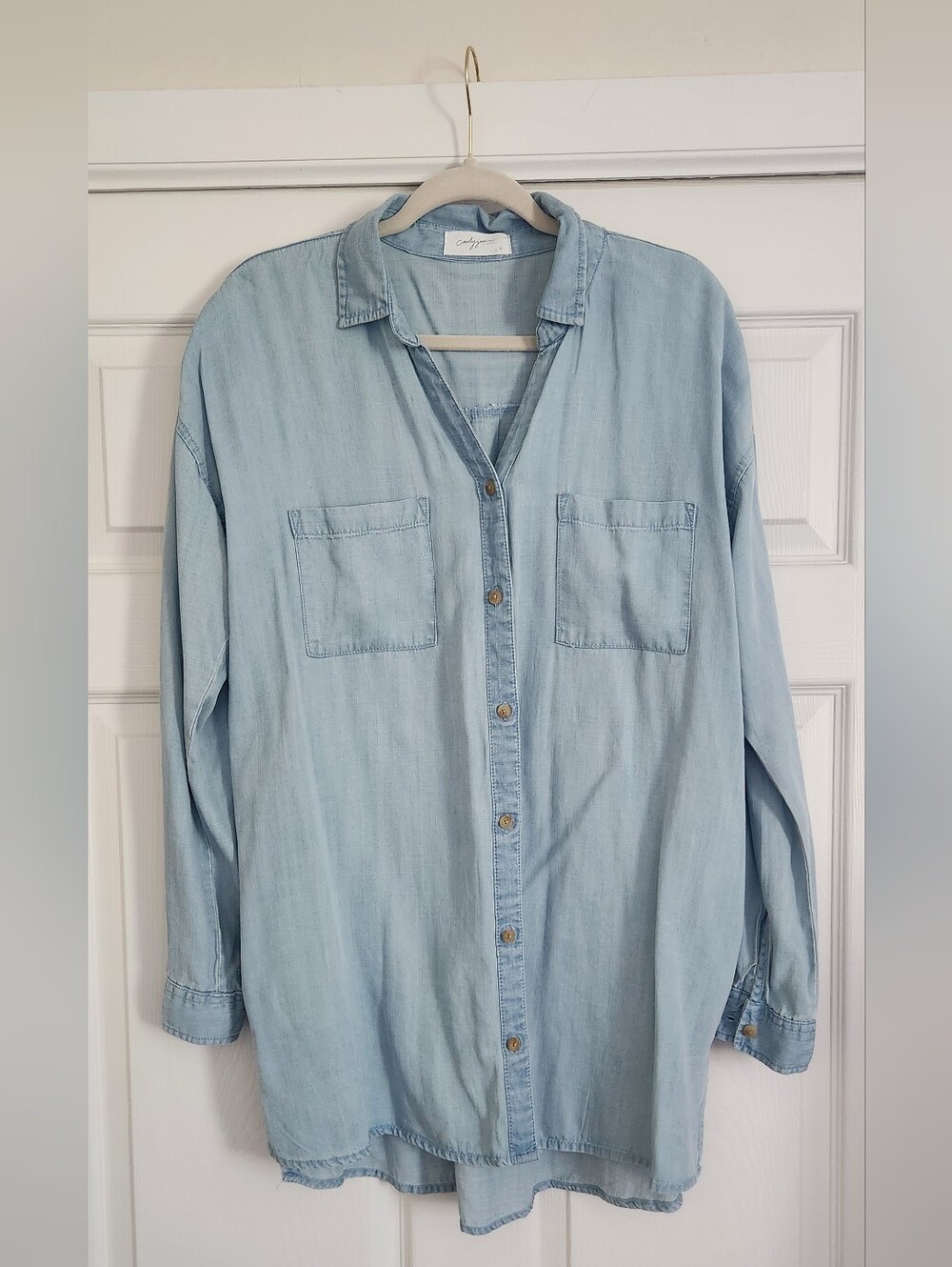CJLA Light Blue Chambray Button Down Shirt